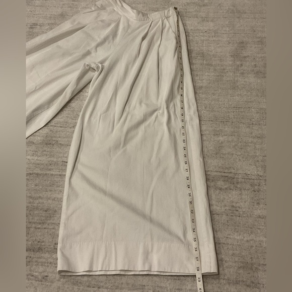 Katie Kime White Wide Leg Cropped Pants  with pockets . - Picture 6 of 8